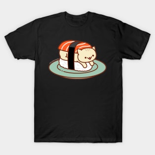 Funny Cat    Sushi Cats   Sake (Salmon) T-Shirt